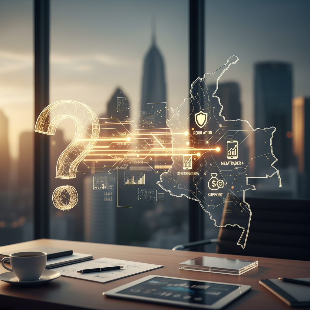 Preguntas frecuentes Forex Colombia: respuestas claras sobre conceptos básicos, regulación, plataformas (MetaTrader 4), estrategias, costos y soporte para traders en Colombia.